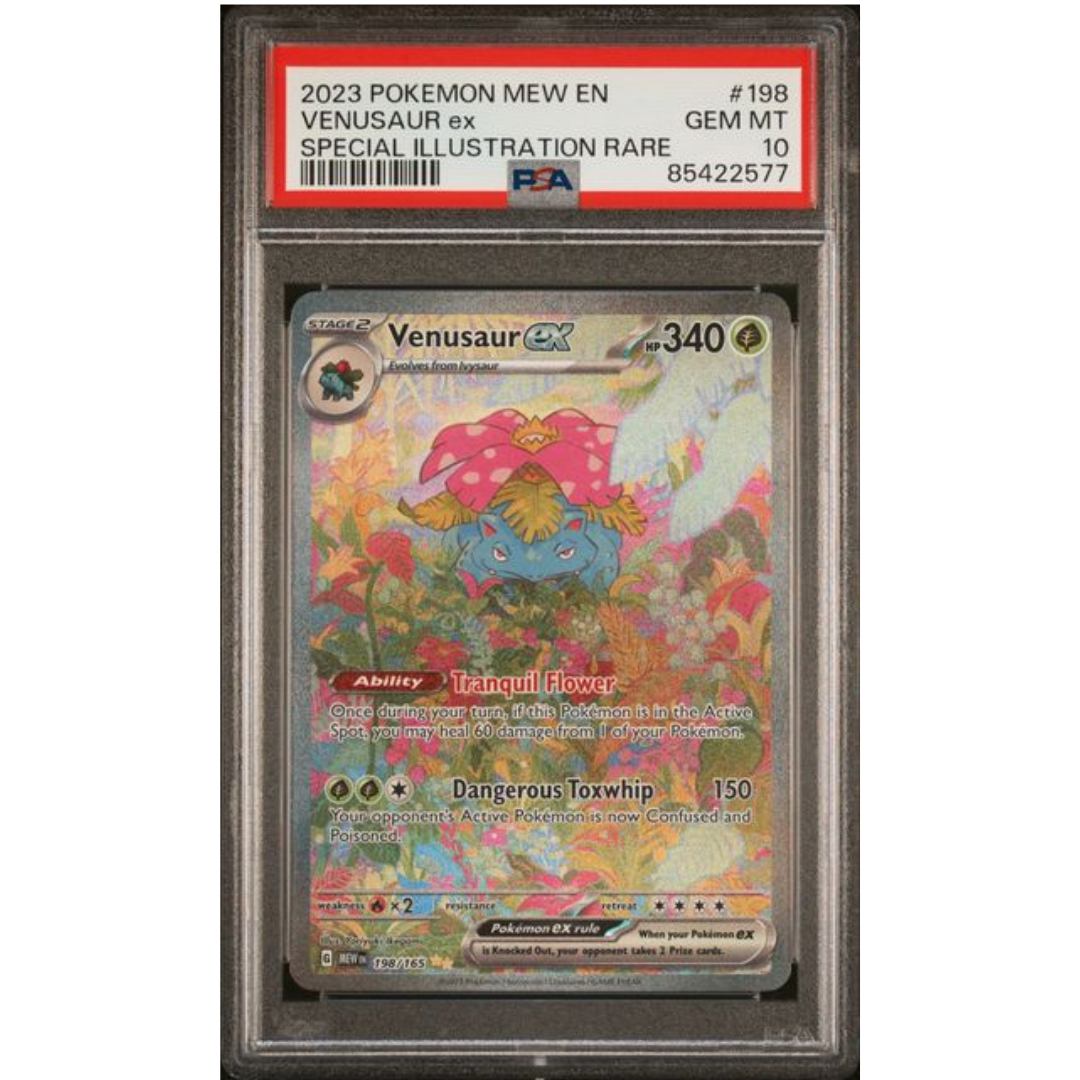 Venusaur ex 151 #198 PSA 10