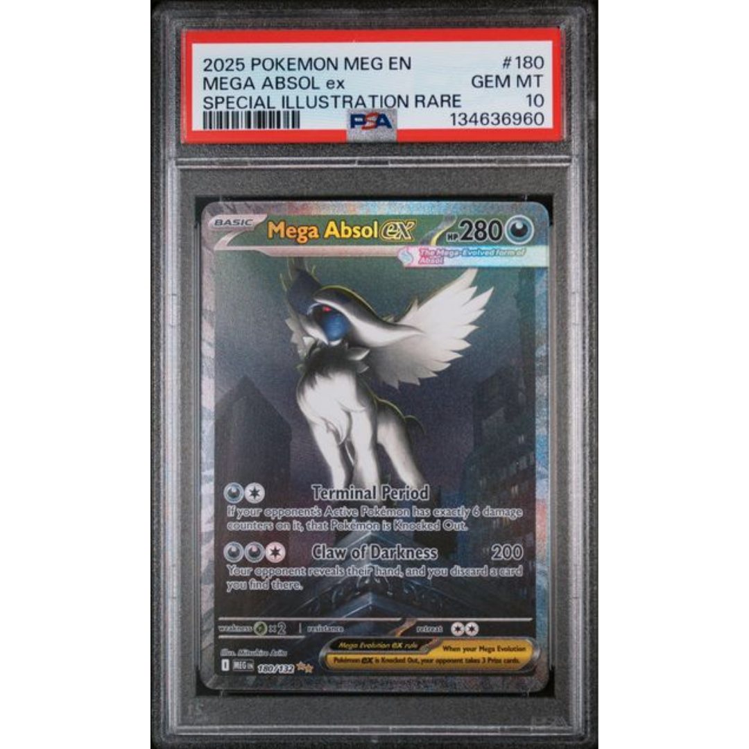 Mega Absol ex Mega Evolution #180 PSA 10