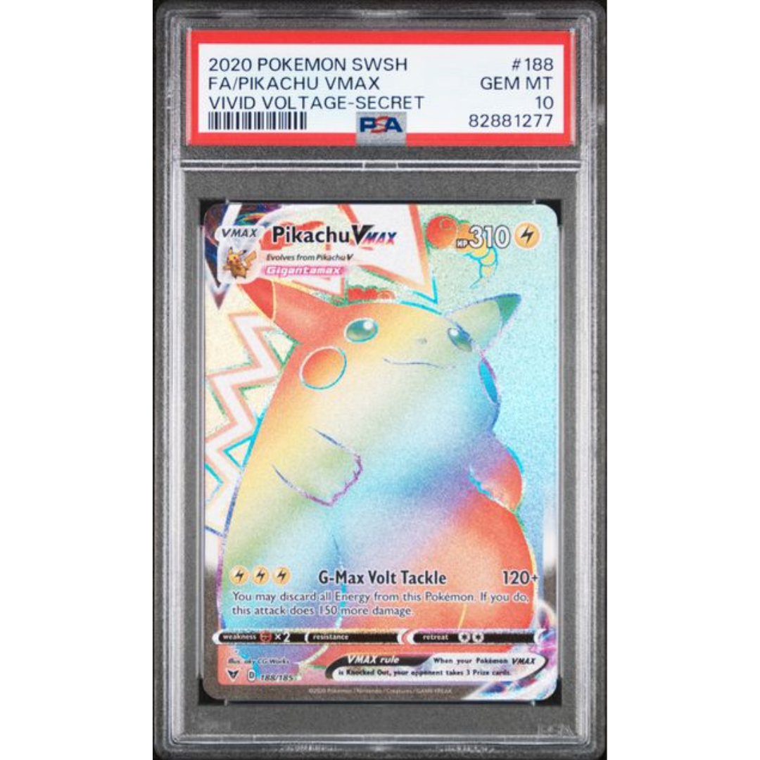 Pikachu VMAX Vivid Voltage #188 PSA 10
