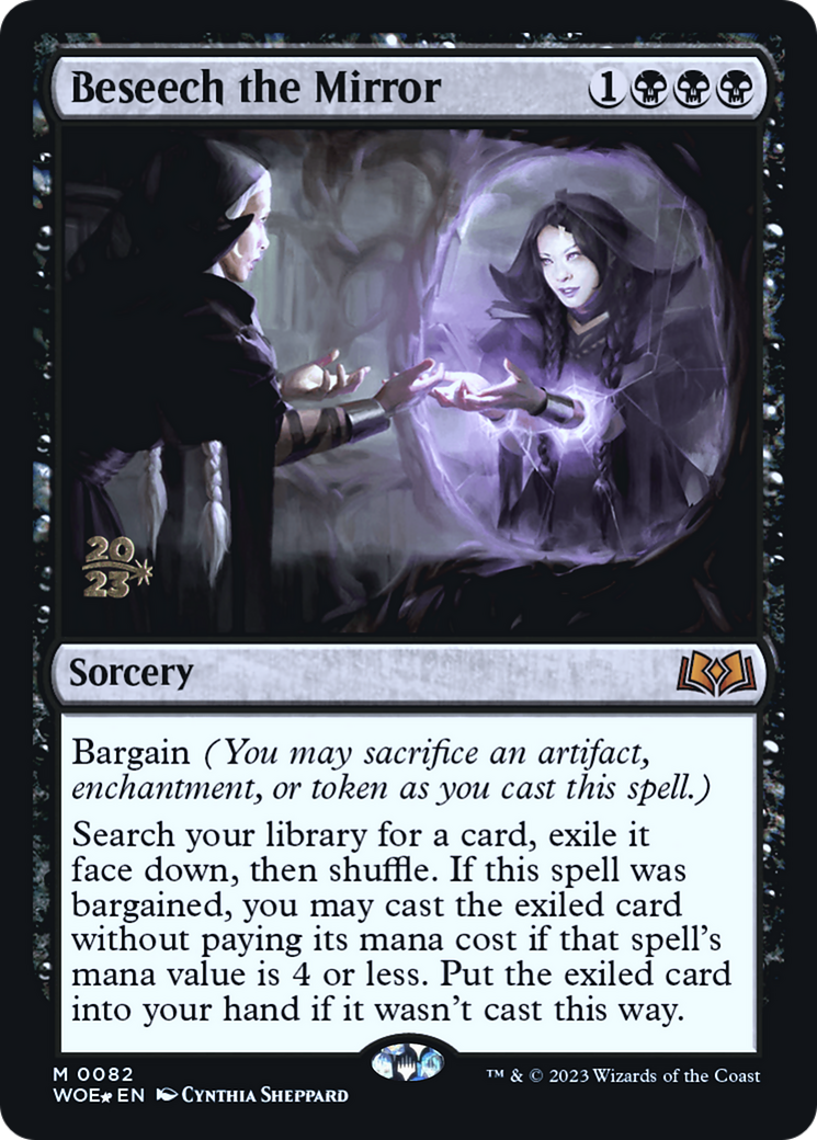 Beseech the Mirror (PRE-082) - Wilds of Eldraine Promos Foil