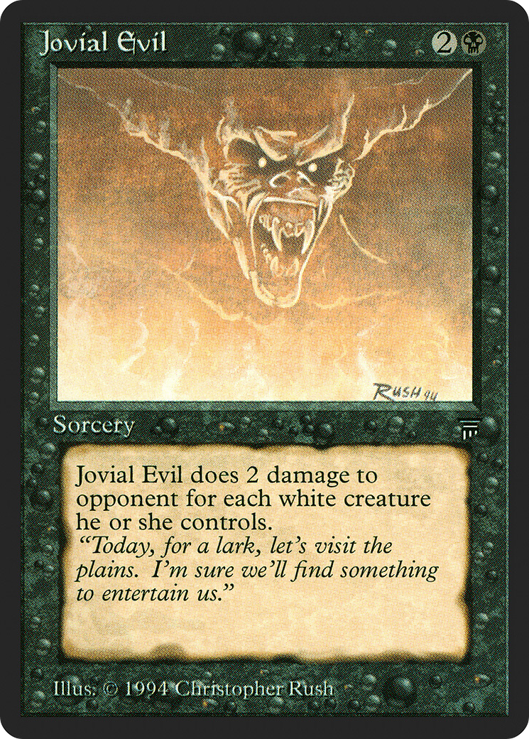 Jovial Evil (LEG-) - Legends