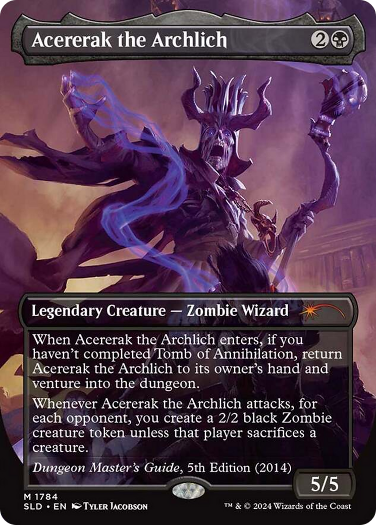 Acererak the Archlich (SLD-1784) - Secret Lair Drop (Borderless)