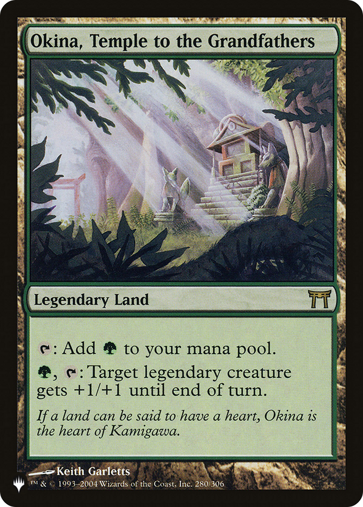 Okina, Temple to the Grandfathers (LIST-280/306) - The List