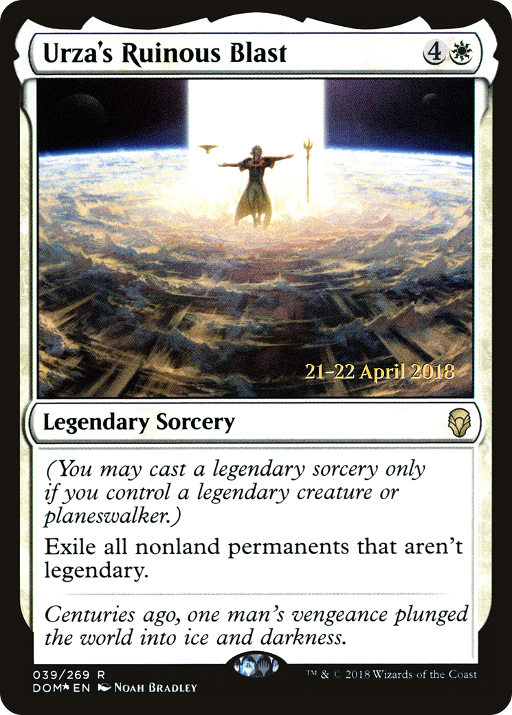 Urza's Ruinous Blast (PRE-039) - Dominaria Promos Foil