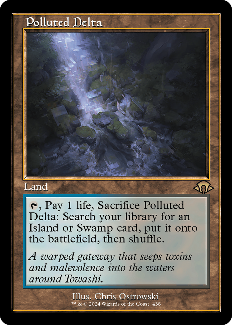 Polluted Delta (Retro Frame) (MH3-438) - Modern Horizons 3 Foil