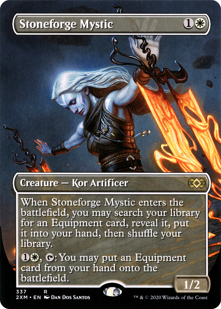 Stoneforge Mystic (Borderless) (2XM-337) - Double Masters (Borderless)