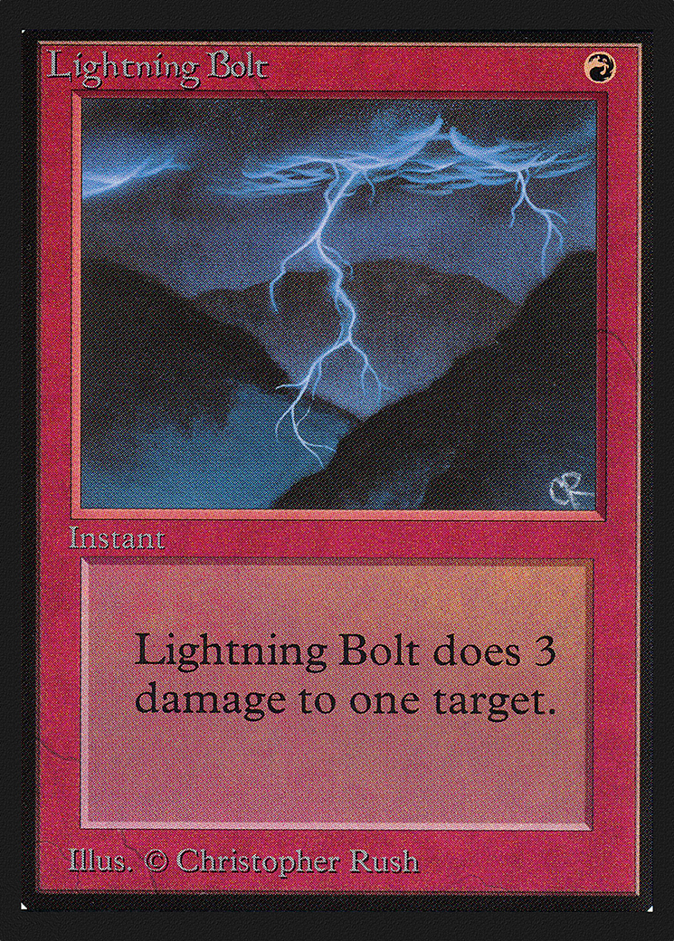 Lightning Bolt (IE) (IED-) - Intl. Collectors' Edition