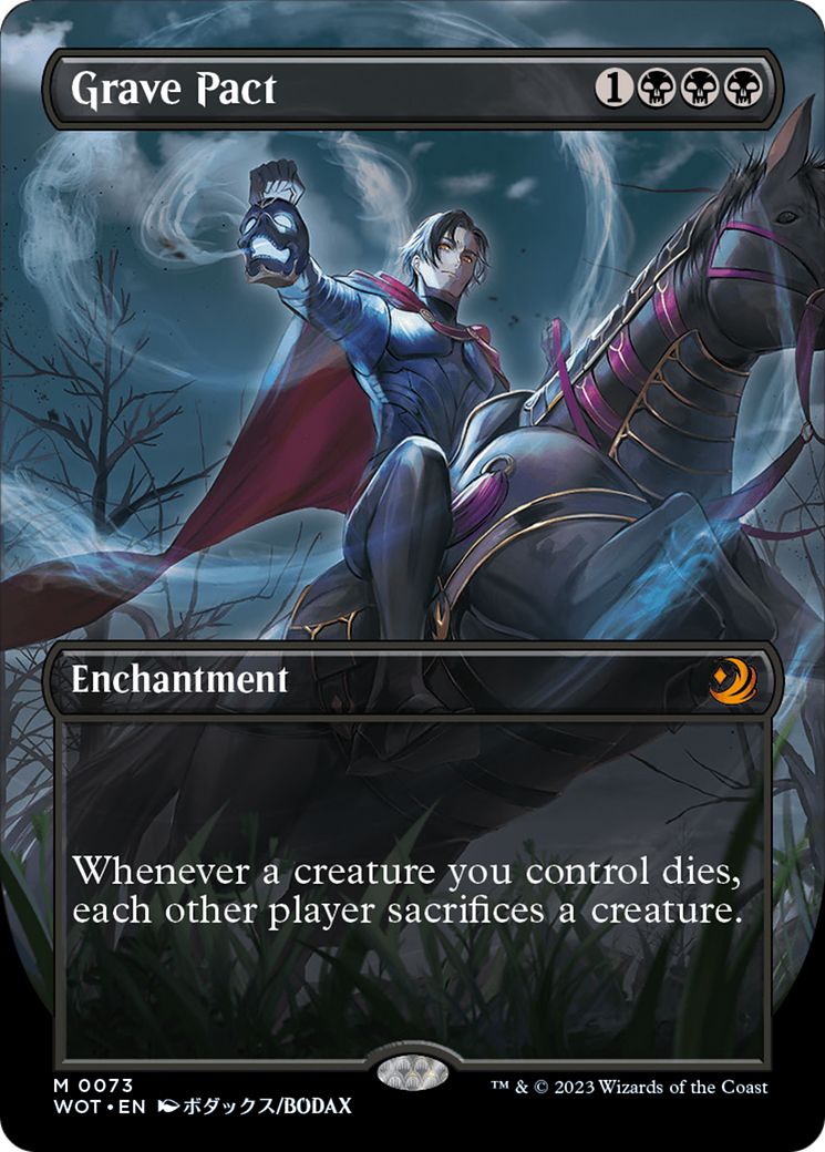 Grave Pact (Anime Borderless) (WOT-073) - Wilds of Eldraine: Enchanting Tales (Borderless)