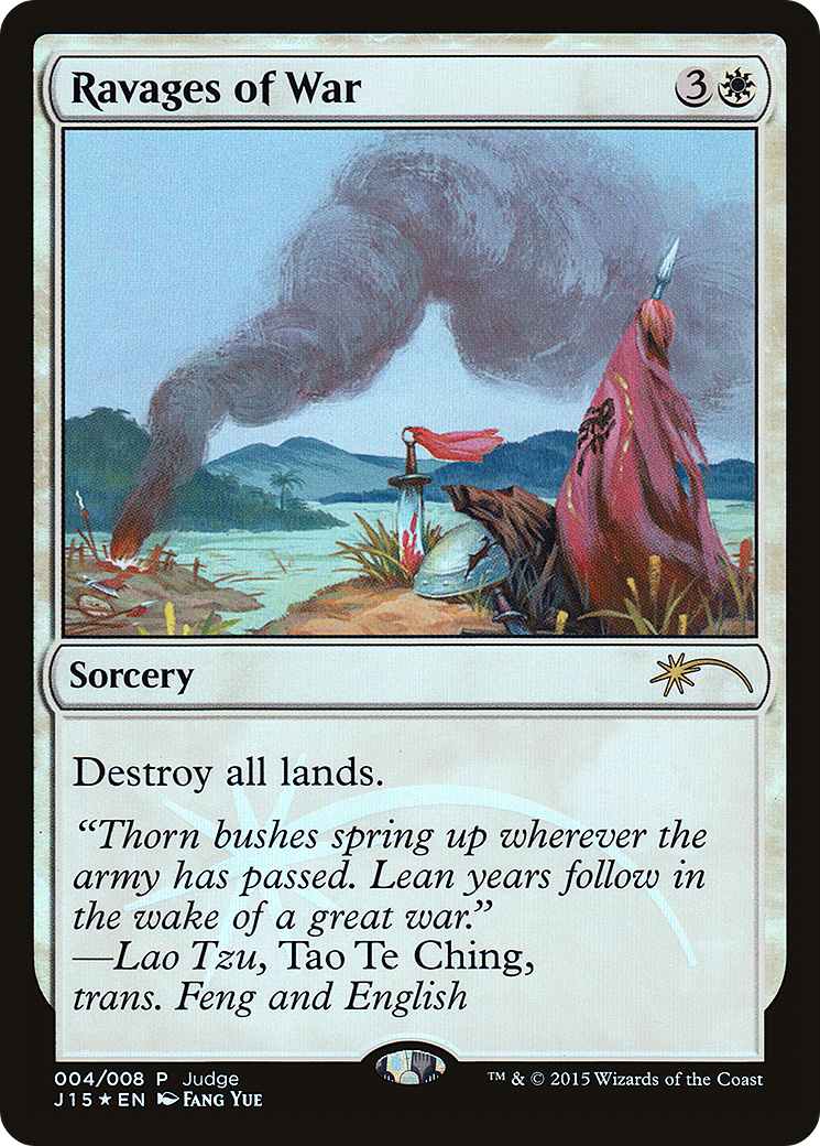 Ravages of War (JDG-004) - Judge Gift Cards 2015 Foil