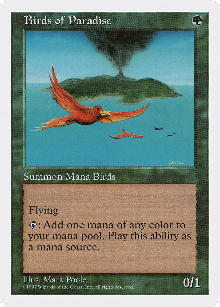 Birds of Paradise (5ED-142) - Fifth Edition