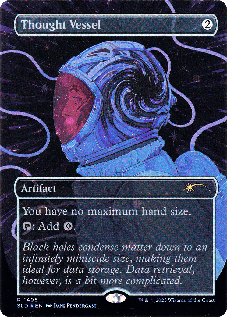 Thought Vessel (1495) (Galaxy Foil) (SLD-1495) - Secret Lair Drop (Borderless) Foil