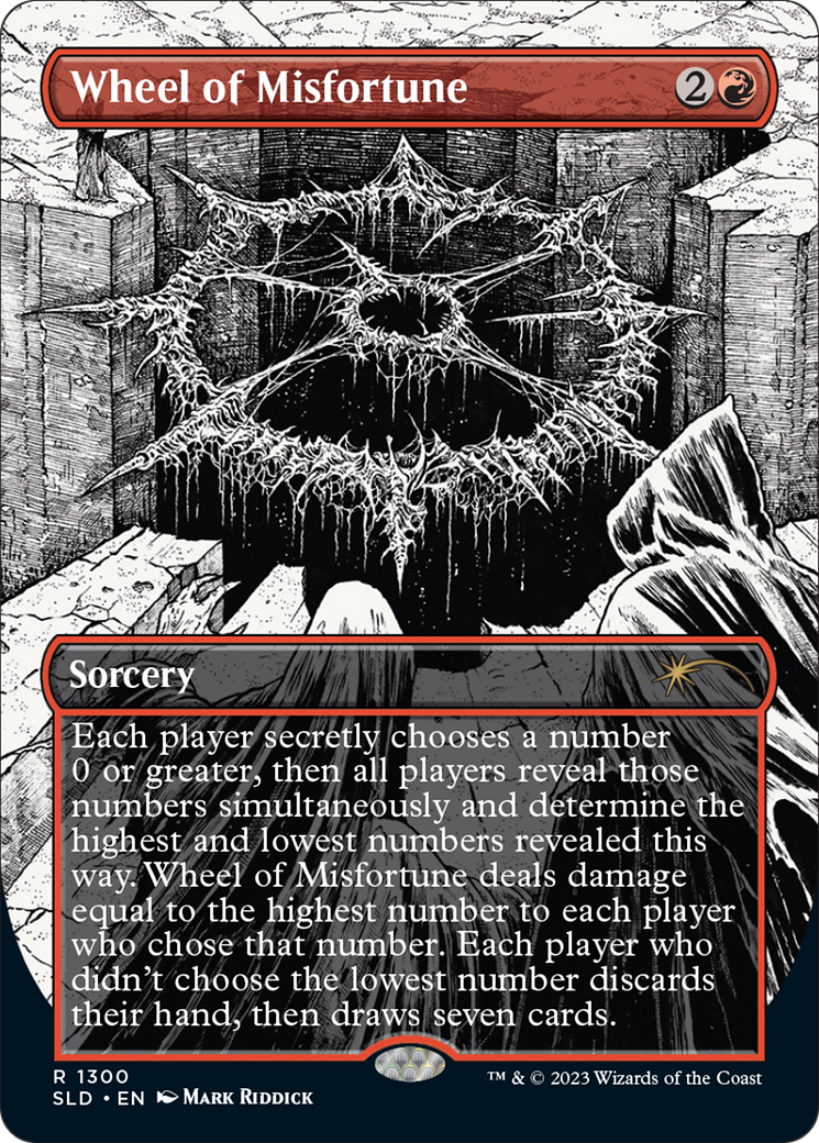 Wheel of Misfortune (1300) (SLD-1300) - Secret Lair Drop (Borderless)