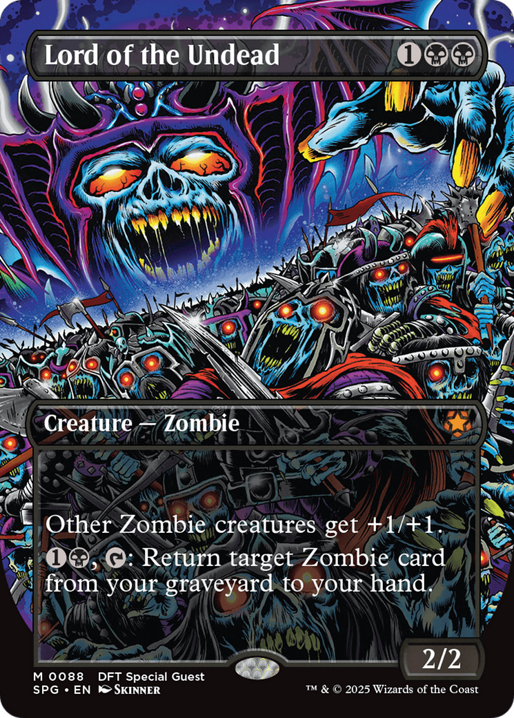 Lord of the Undead (Borderless) (SPG-088) - Special Guests (Borderless) Foil