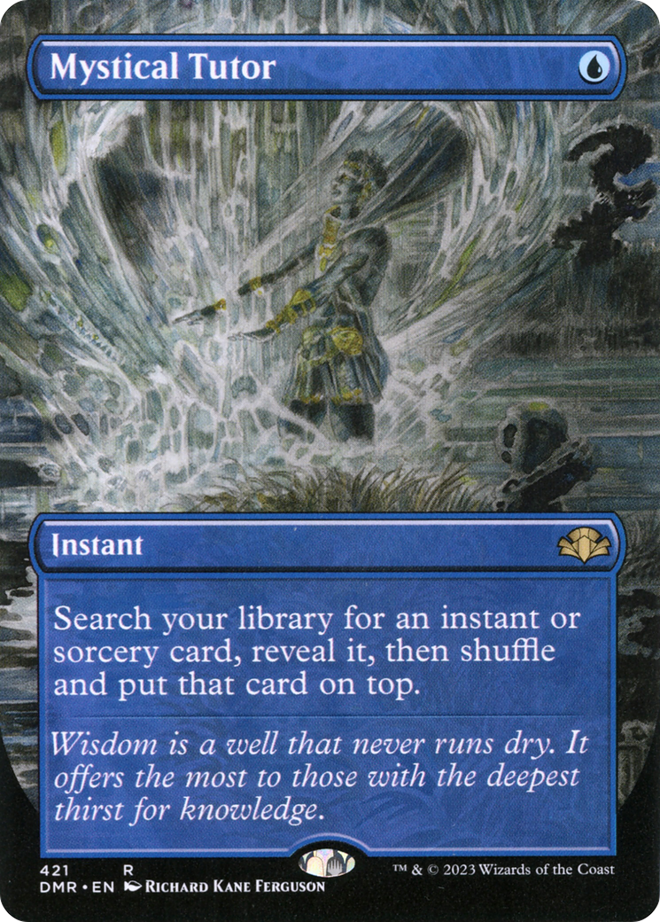 Mystical Tutor (Borderless) (DMR-421) - Dominaria Remastered (Borderless) Foil