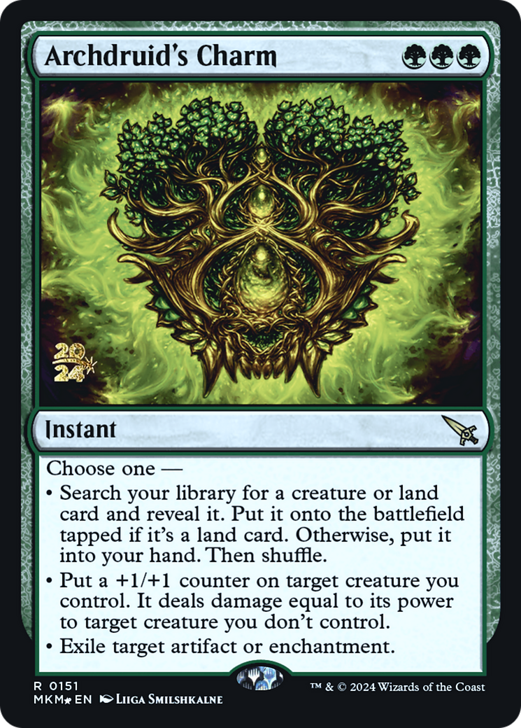 Archdruid's Charm (PRE-151) - Murders at Karlov Manor Promos Foil