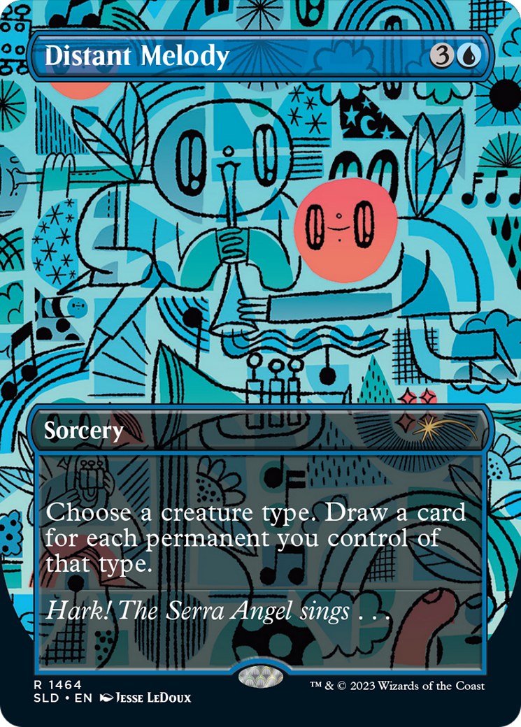 Distant Melody (1464) (SLD-1464) - Secret Lair Drop (Borderless)