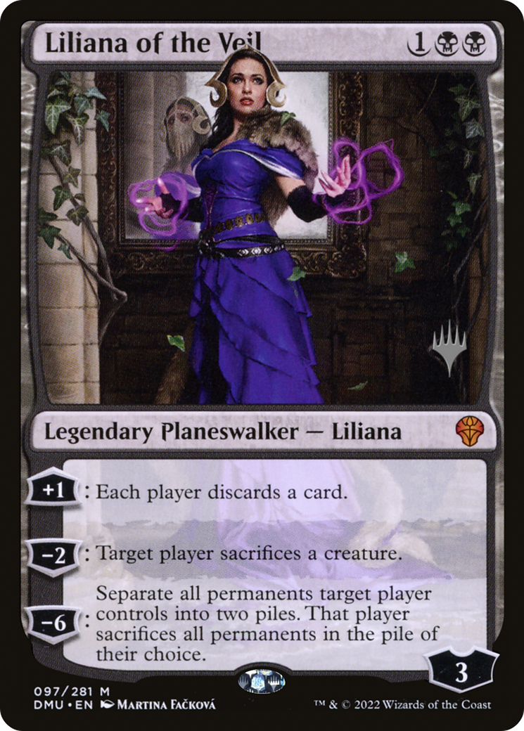 Liliana of the Veil (PPDMU-097) - Dominaria United Promos