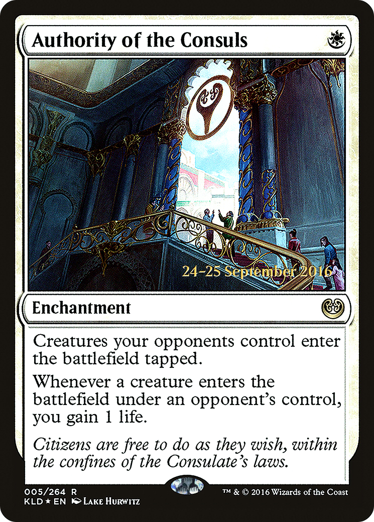 Authority of the Consuls (KLD) (PRE-005) - Kaladesh Promos Foil