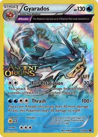 Gyarados - XY60 (Prerelease) [Staff] - XY Promos Holofoil