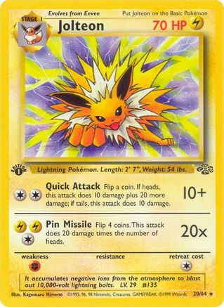 Jolteon (20) 20/64 - Jungle Unlimited