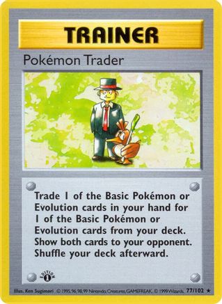 Pokemon Trader - Base Set Shadowless Unlimited