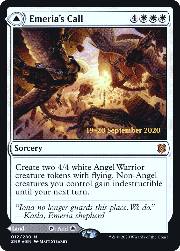 Emeria's Call (PRE-012) - Zendikar Rising Promos Foil