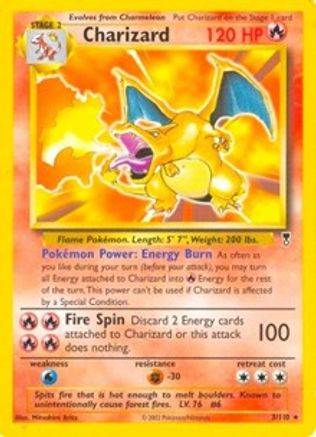 Charizard - 3/110 (WotC Legendary Collection) - Deck Exclusives