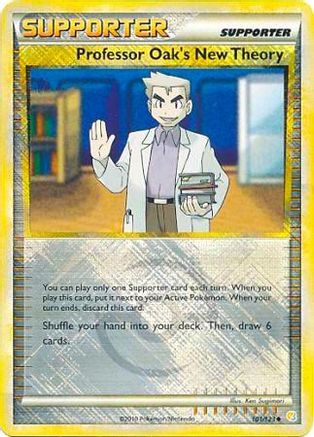 Professor Oak's New Theory - 101/123 (League Promo) - League & Championship Cards Reverse Holofoil