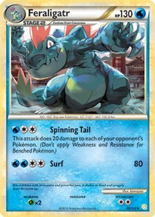 Feraligatr - 20/123 (Cosmos Holo) - Deck Exclusives Holofoil