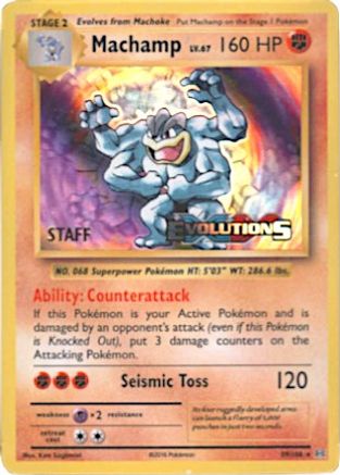 Machamp - 59/108 (Prerelease) [Staff] - XY Promos Holofoil
