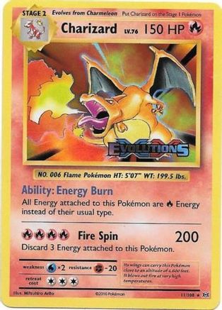 Charizard (XY Evolutions Prerelease) - XY Promos Holofoil