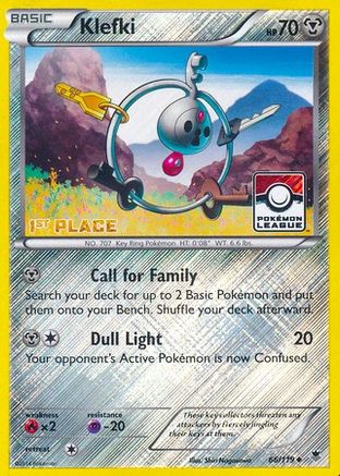 Klefki - 66/119 (Pokemon League) [1st Place] - League & Championship Cards Reverse Holofoil