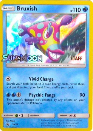 Bruxish - SM11 (Prerelease) [Staff] - SM Promos Holofoil