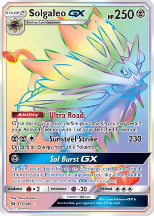 Solgaleo GX (Secret)/149 - SM Base Set Holofoil