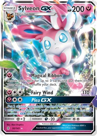 Sylveon GX 92/145 - SM  Guardians Rising Holofoil