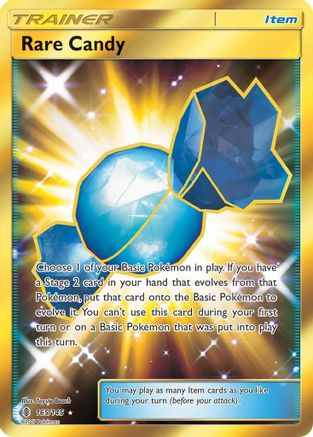 Rare Candy (Secret)/145 - SM  Guardians Rising Holofoil