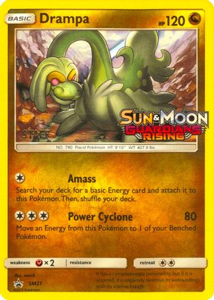 Drampa - SM21 (Prerelease) [Staff] - SM Promos Holofoil