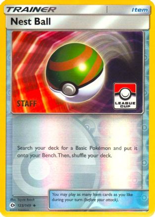 Nest Ball - 123/149 (League Cup) [Staff] - League & Championship Cards Reverse Holofoil