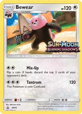 Bewear - SM49 (Prerelease) [Staff] - SM Promos Holofoil