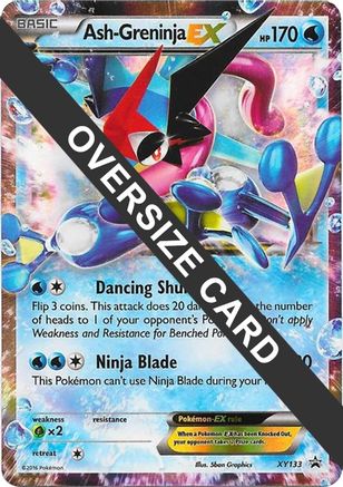 Ash-Greninja EX - XY133 (XY Black Star Promos) - Jumbo Cards Holofoil