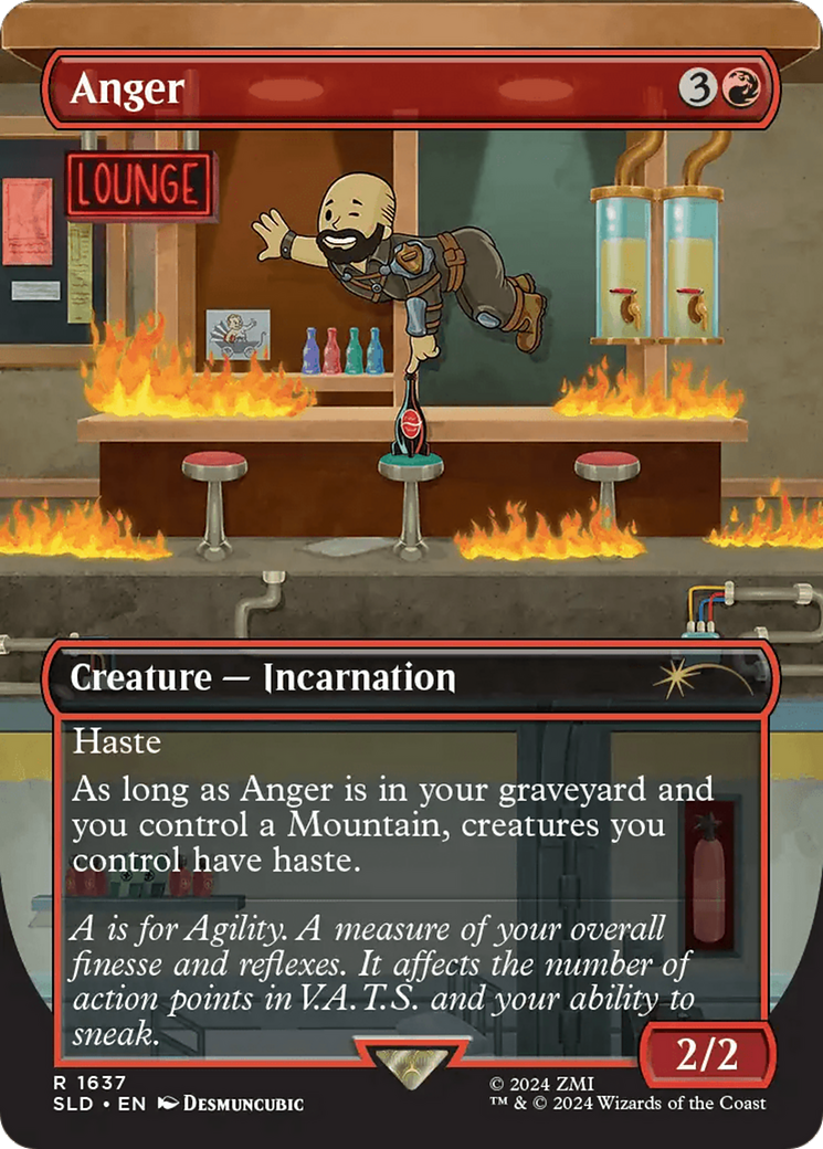 Anger (1637) (SLD-1637) - Secret Lair Drop (Borderless)