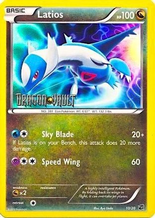Latios - 10/20 (Dragon Vault) - Blister Exclusives Holofoil