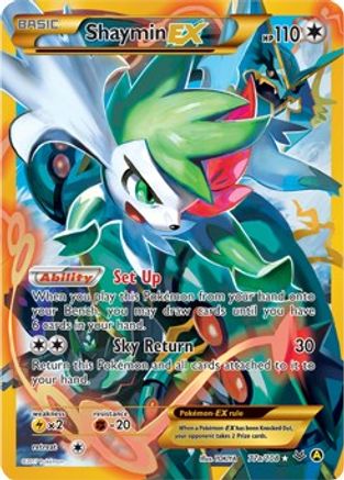 Shaymin EX - 77a/108/108 - Alternate Art Promos Holofoil