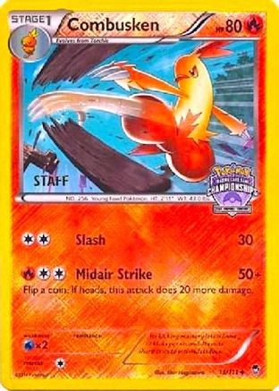 Combusken - 13/111 (Arena Cup Championships) [Staff] - League & Championship Cards Reverse Holofoil