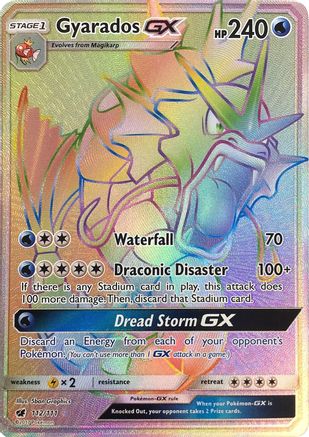 Gyarados GX (Secret)/111 - SM  Crimson Invasion Holofoil