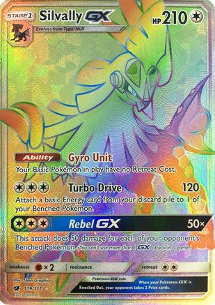Silvally GX (Secret)/111 - SM  Crimson Invasion Holofoil