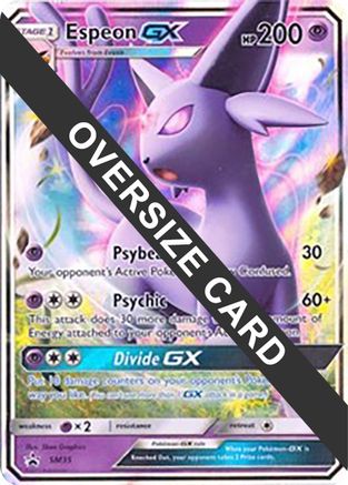 Espeon GX - SM35 (SM Black Star Promos) - Jumbo Cards Holofoil