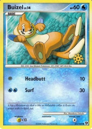Buizel - 61/106 - Countdown Calendar Promos