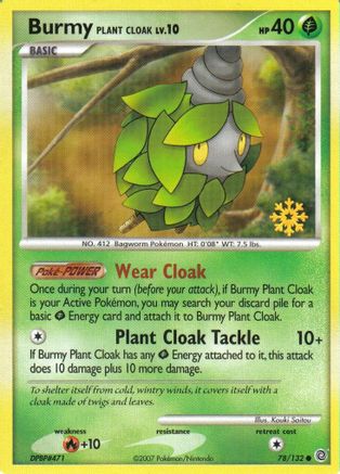 Burmy (Plant Cloak) - 78/132 - Countdown Calendar Promos
