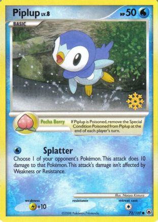 Piplup - 72/100 - Countdown Calendar Promos